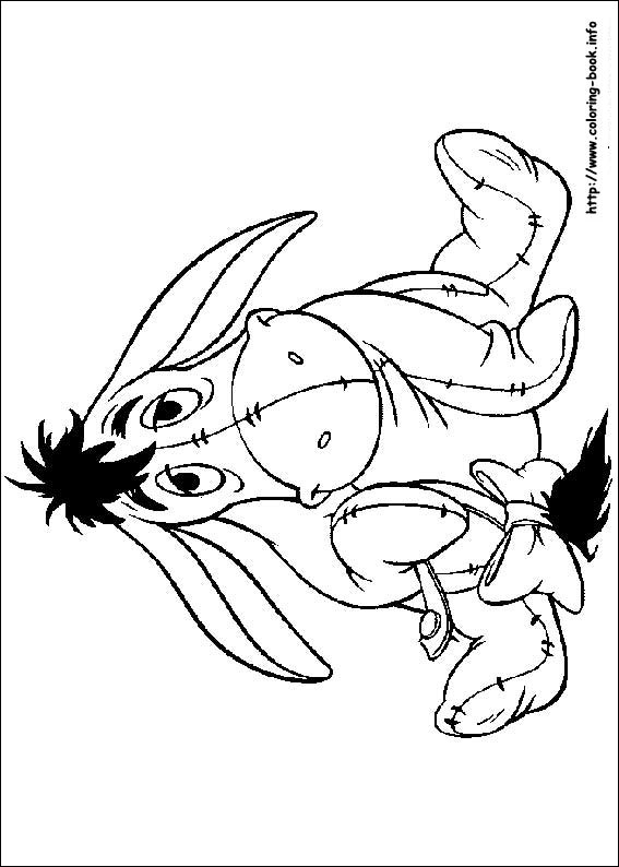 Winnie the Pooh coloring picture